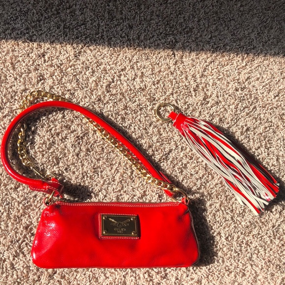 Italian Vintage 1964 Red Leather Handbag - Picture 5 of 16